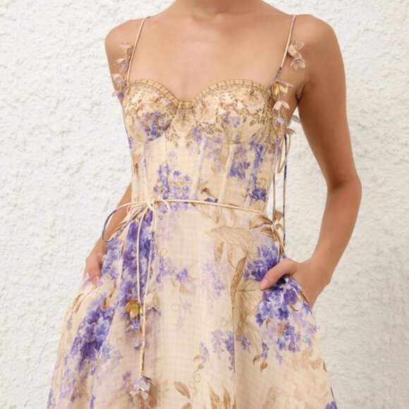 Zimmermann Women's Fashion Retro Trendy Dresses - Picture 5 of 8